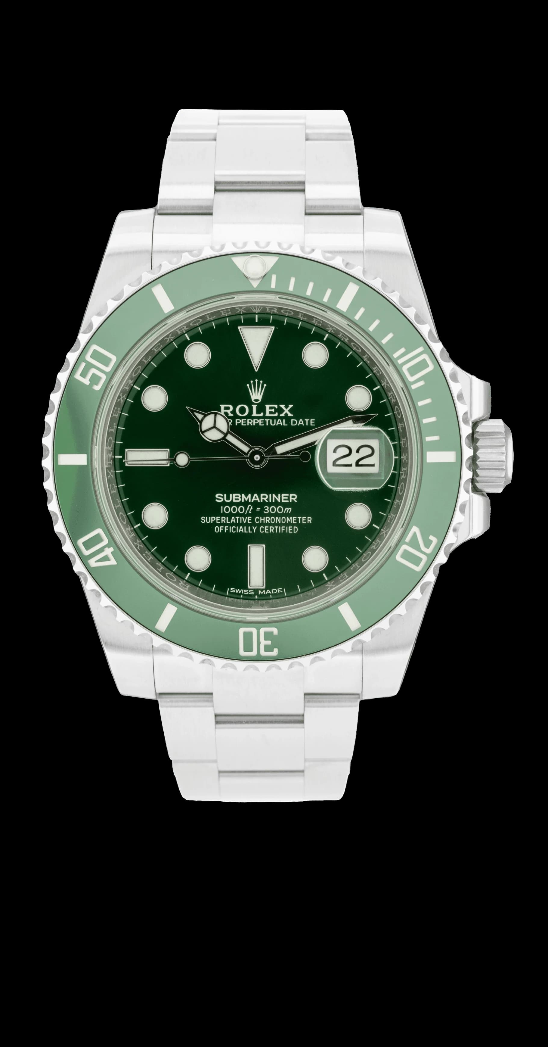 Submariner 116610LV Acier "Hulk" – 2011