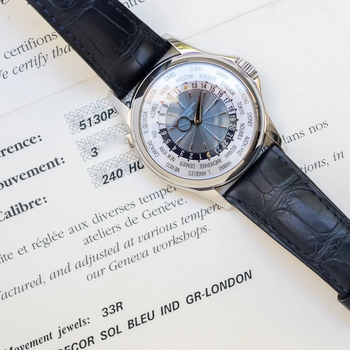 Limited Editions of the Patek Philippe 5130 World Time