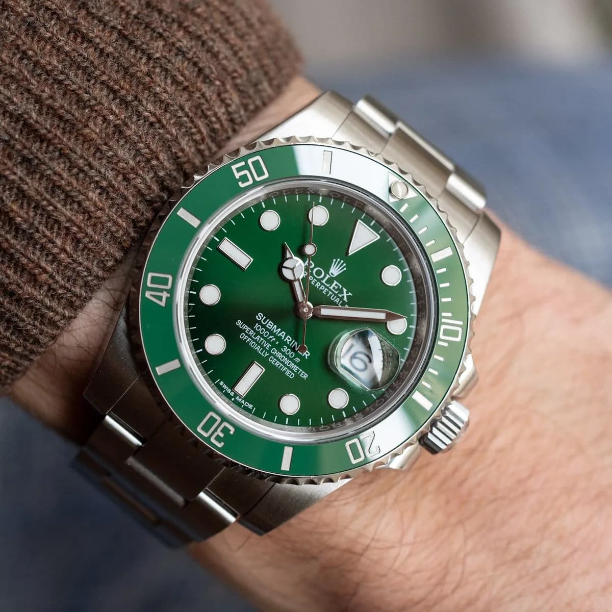 Submariner 116610LV Acier "Hulk" – 2010