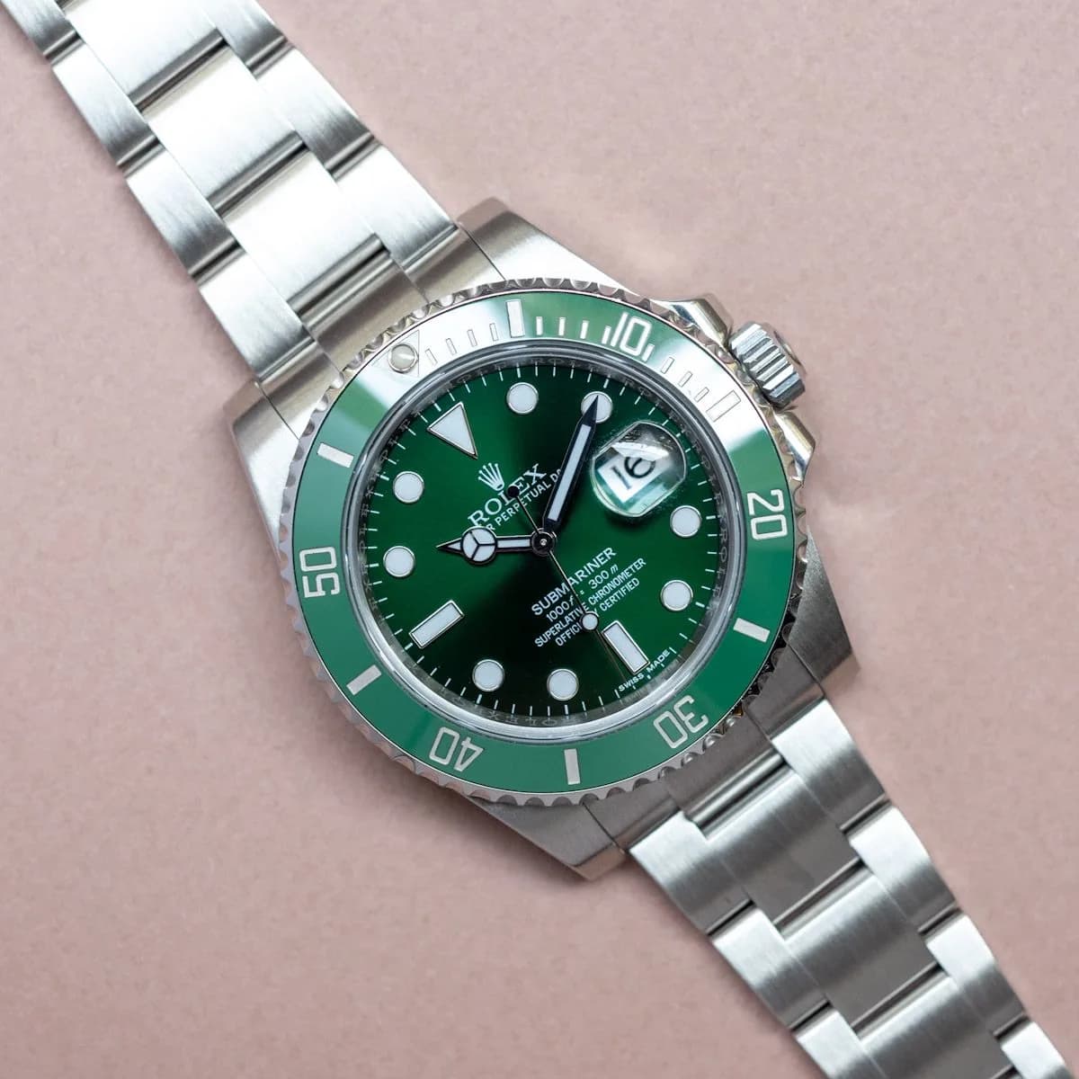 Submariner 116610LV Stainless Steel "Hulk" – 2010