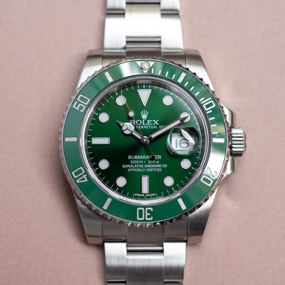 Submariner 116610LV Stainless Steel "Hulk" – 2010