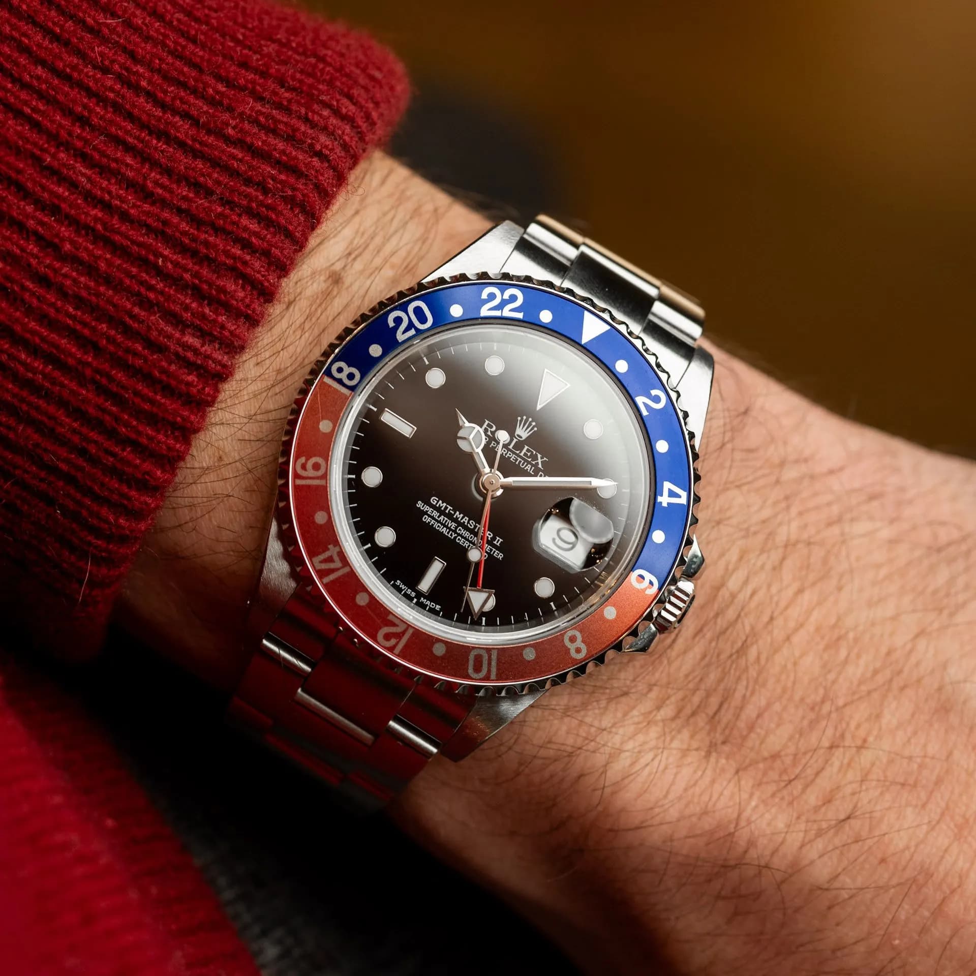 GMT Master ll 16710 Acier "Pepsi" – 2002