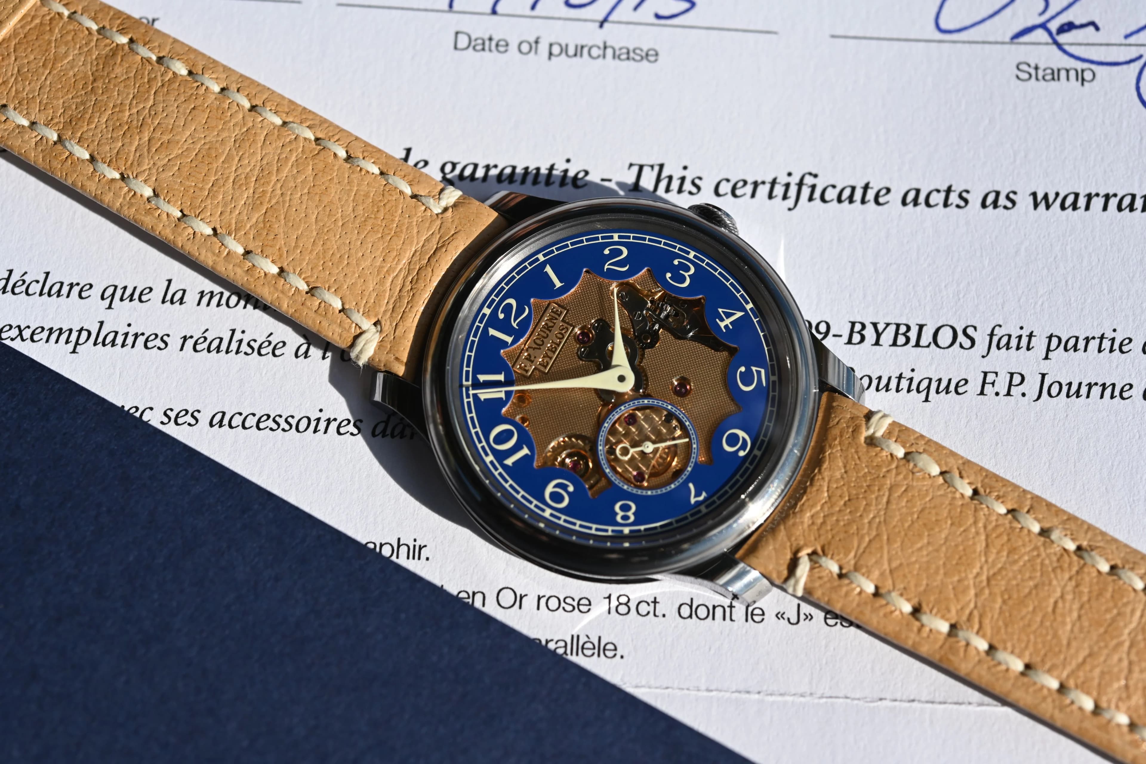 Chronomètre Bleu Chronomètre Bleu Byblos Alligator "Byblos" – 2014