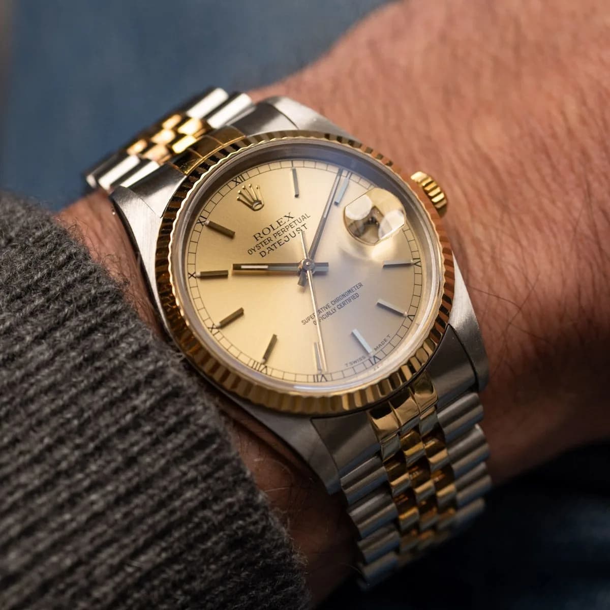 Datejust 16233 Or et Acier  – 1989