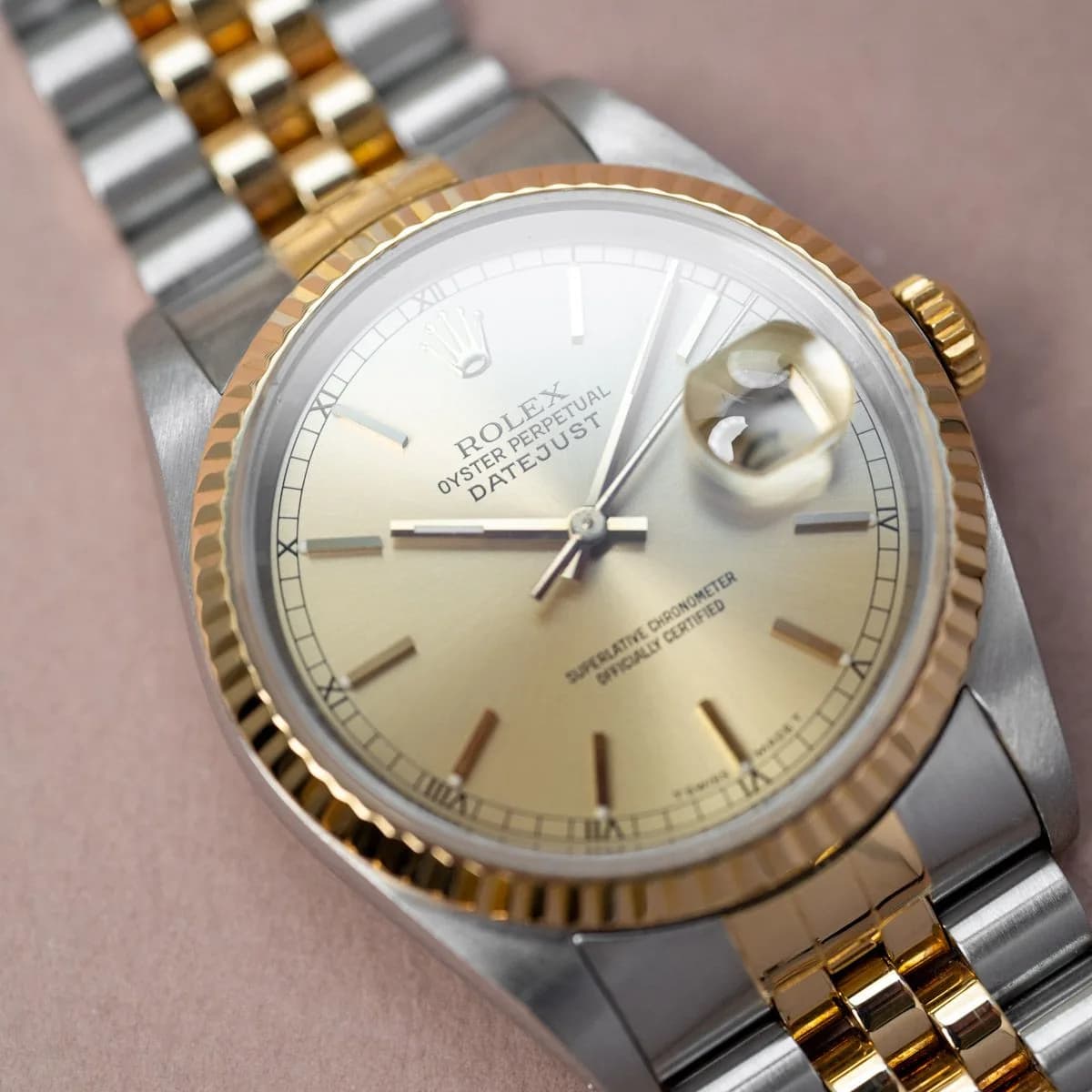 Datejust 16233 Or et Acier  – 1989