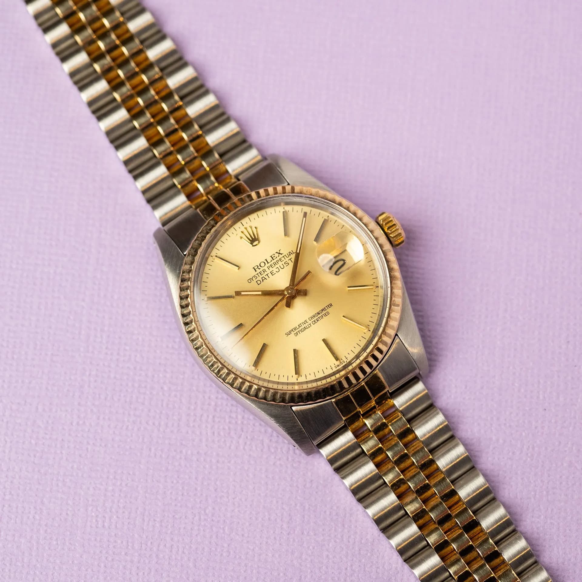 Datejust 16013 Steel and Gold  – 1986