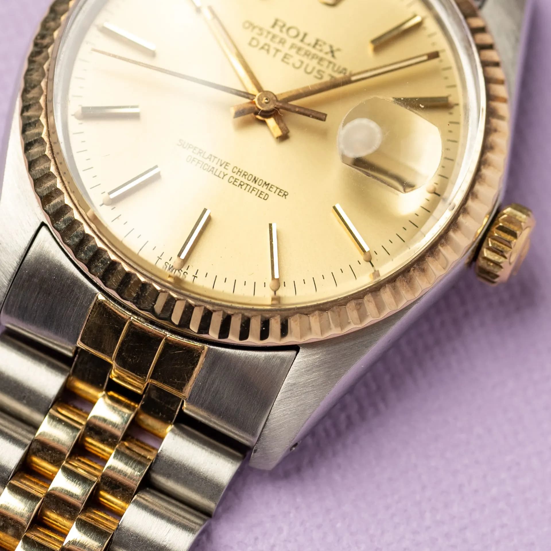 Datejust 16013 Steel and Gold  – 1986