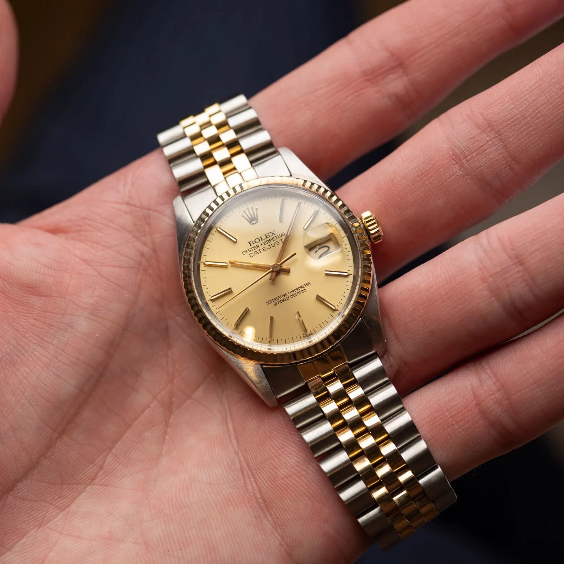 Datejust 16013 Steel and Gold  – 1986