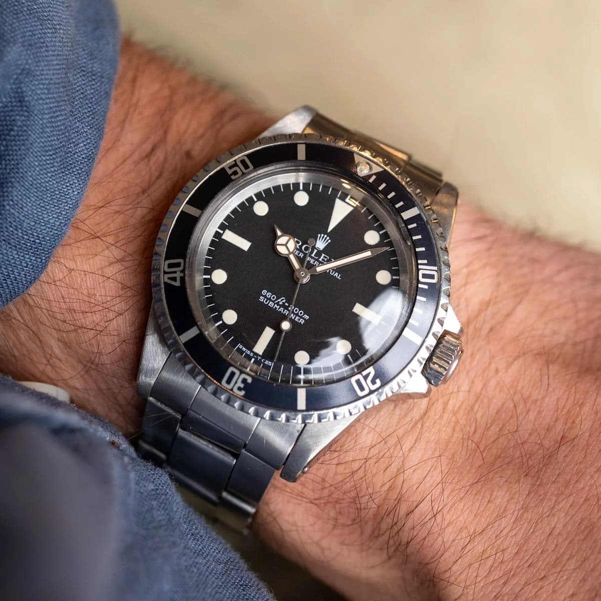 Submariner 5513 Stainless Steel "Feet First" – 1971