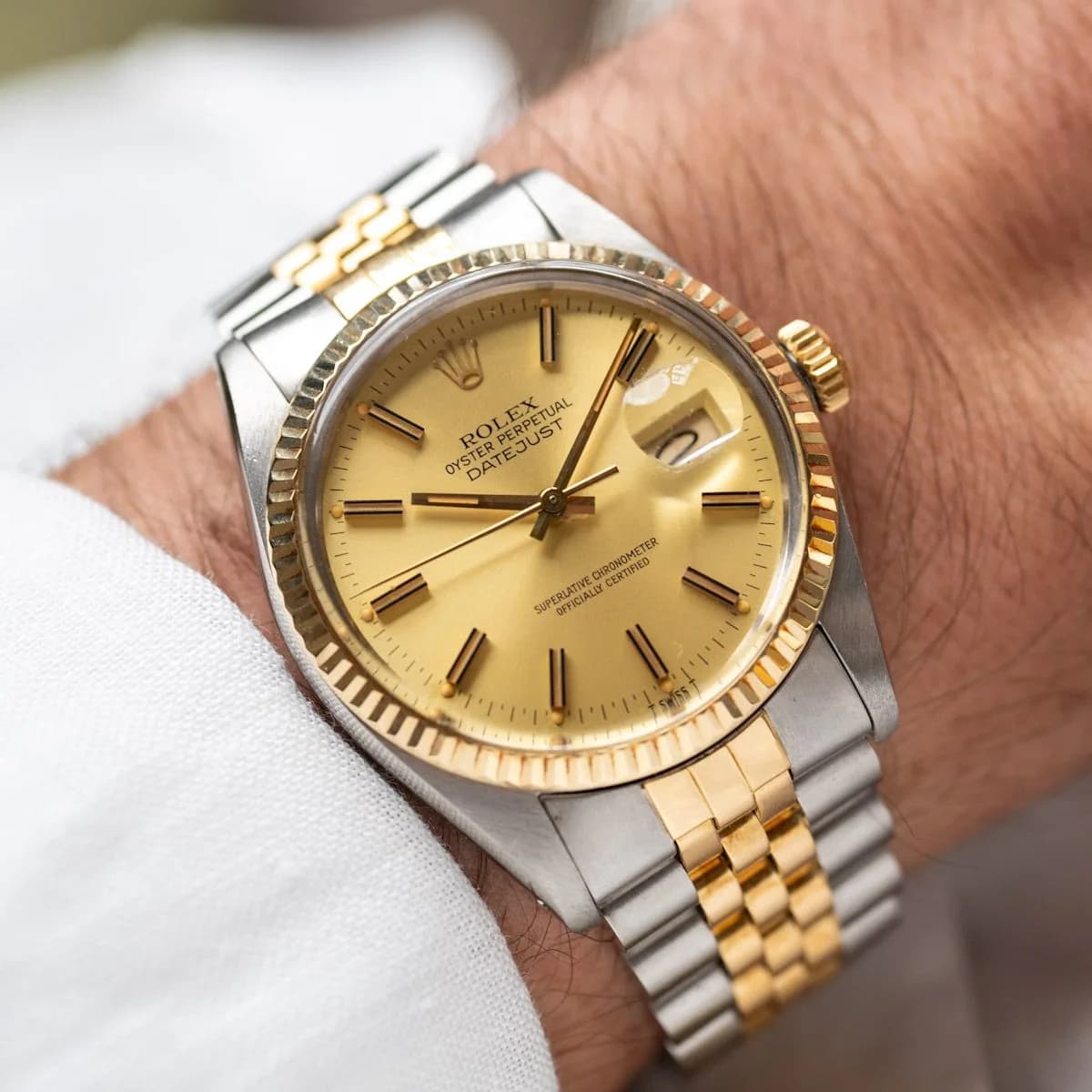 Datejust 16013 Steel and Gold  – 1982