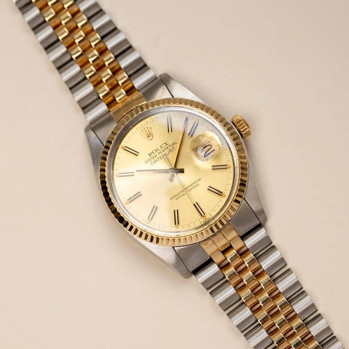 Datejust 16013 Or et Acier  – 1982