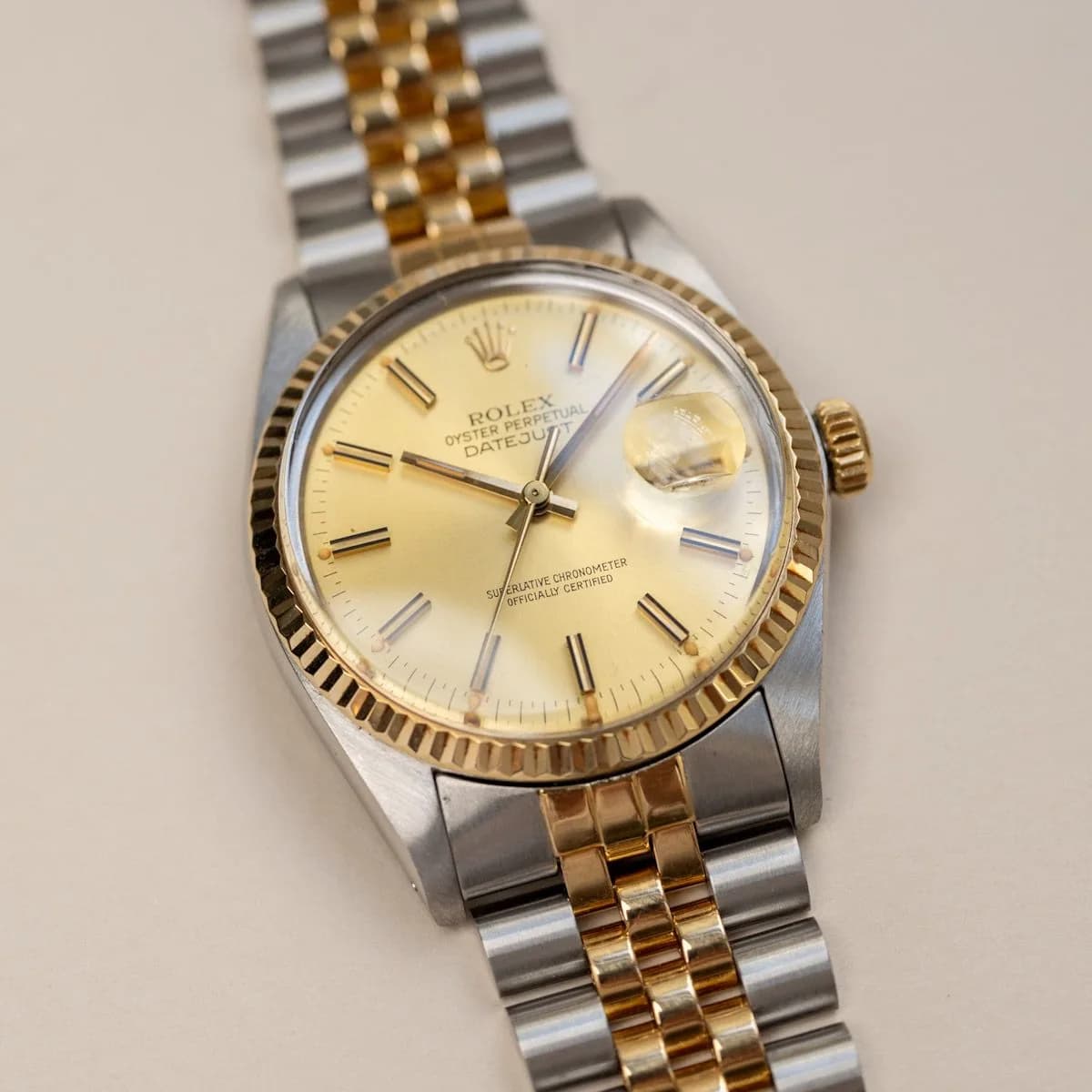 Datejust 16013 Steel and Gold  – 1982