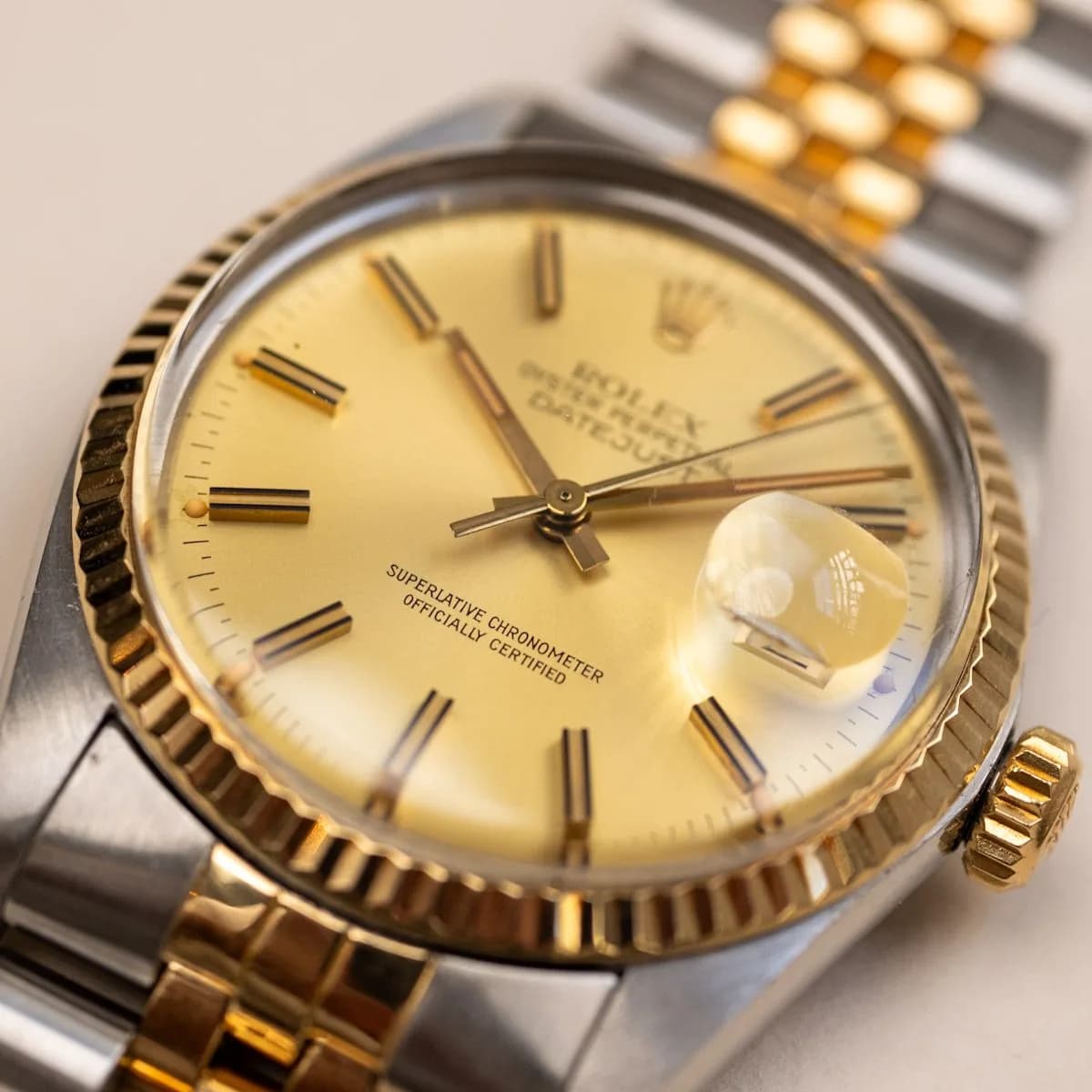 Datejust 16013 Steel and Gold  – 1982