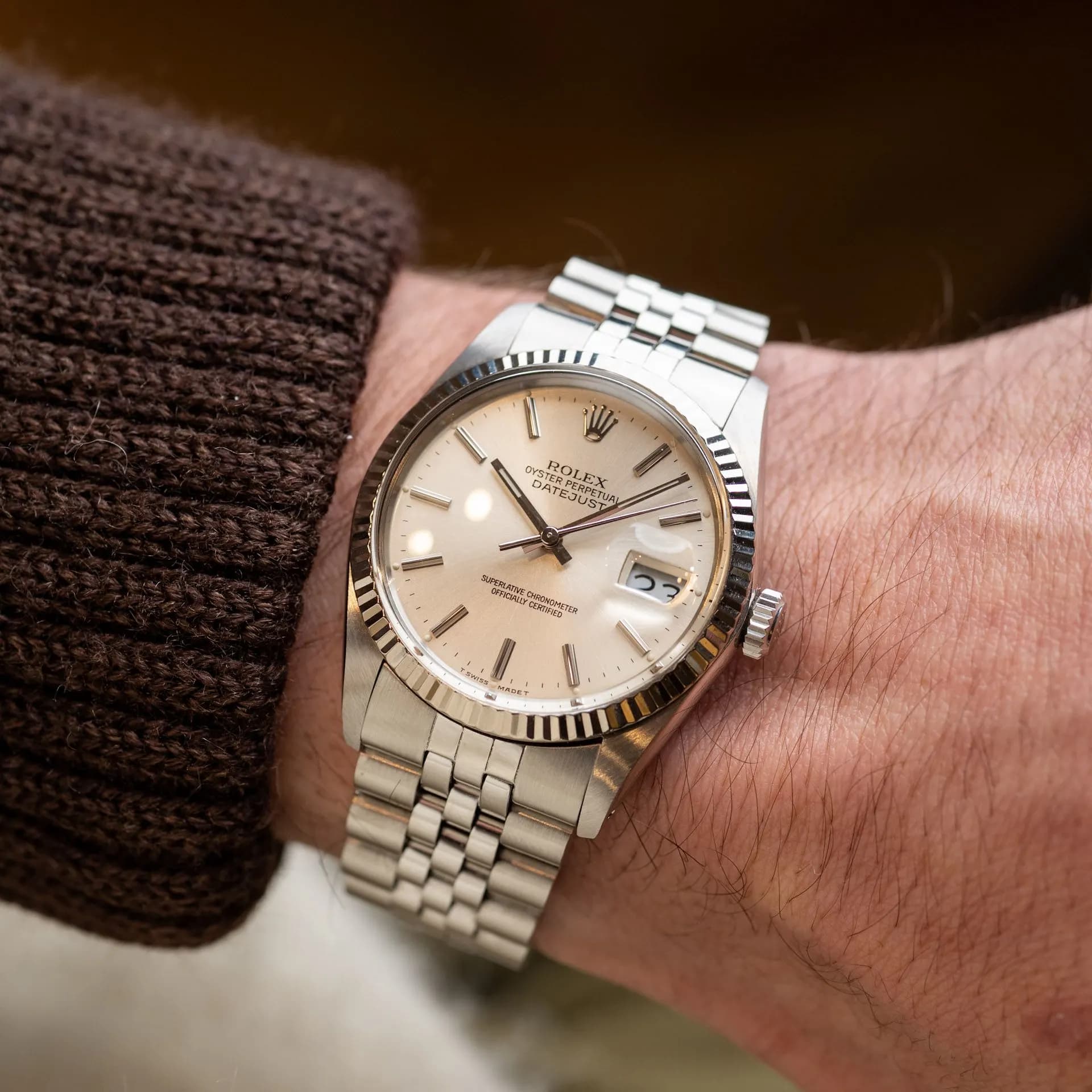 Datejust 16014 Acier "Super Full Set" – 1989