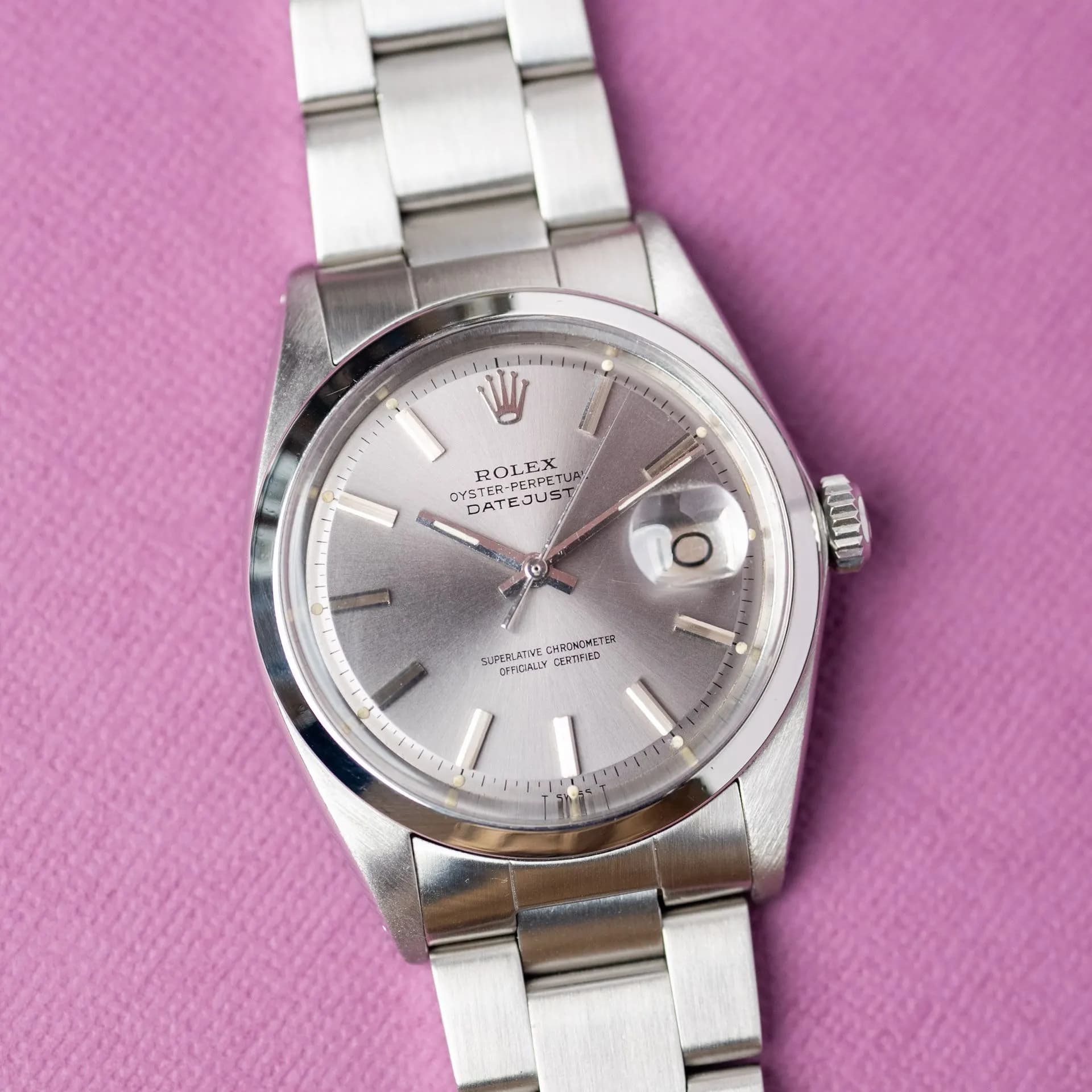 Datejust 1600 Acier  – 1968