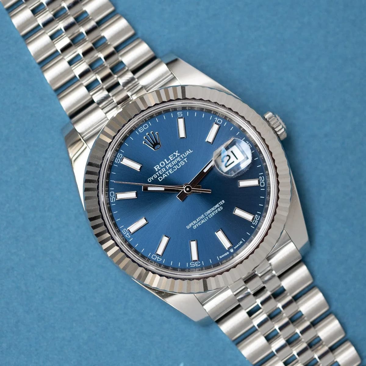 Datejust 126334 Acier "Bleu Vif" – 2025