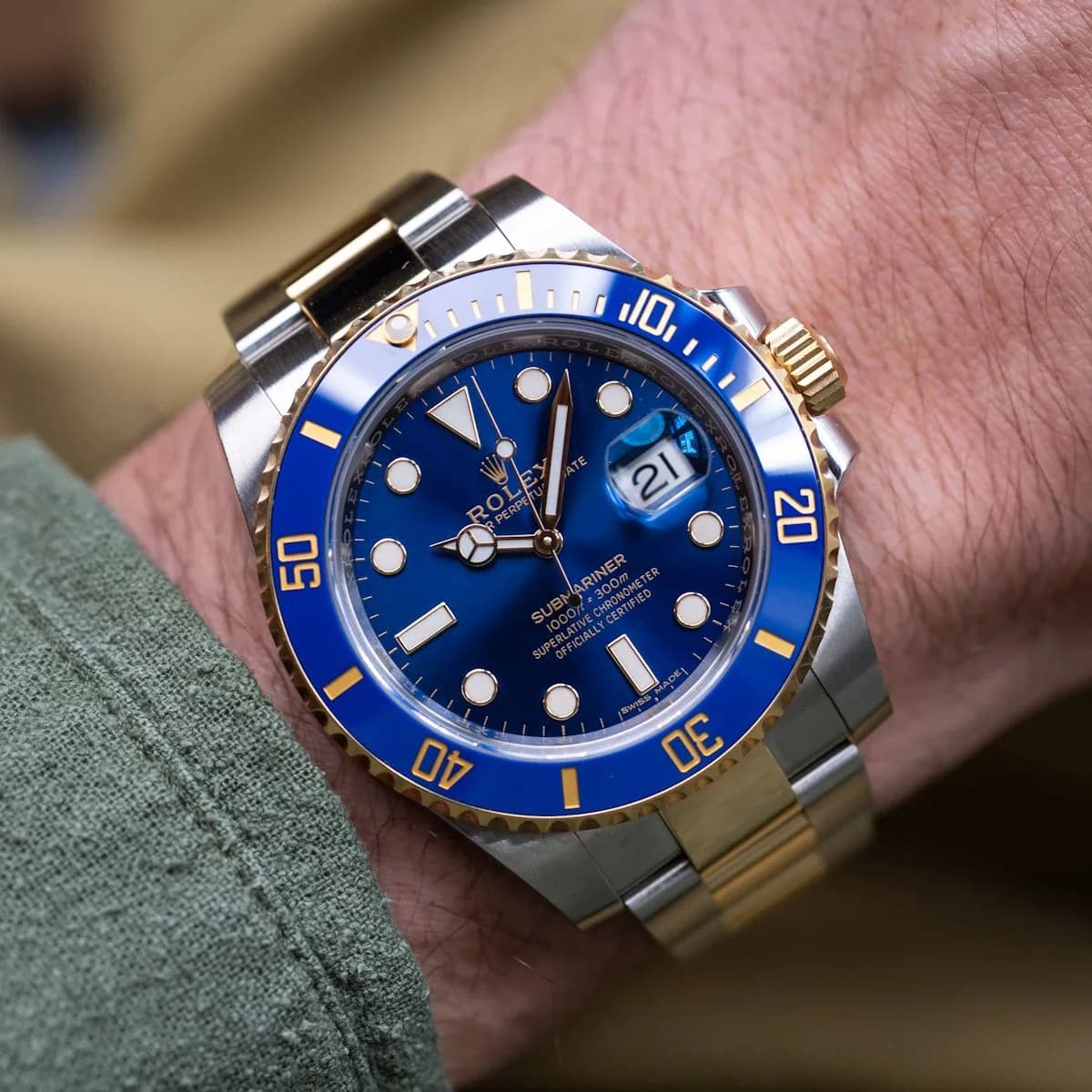 Submariner 116613LB Steel and Gold  – 2020