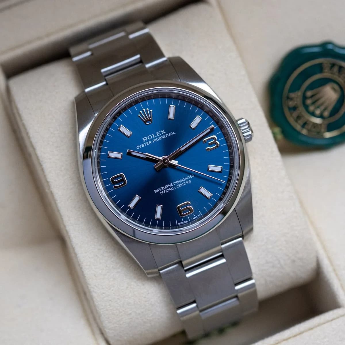 Oyster Perpetual 114200 Acier  – 2019