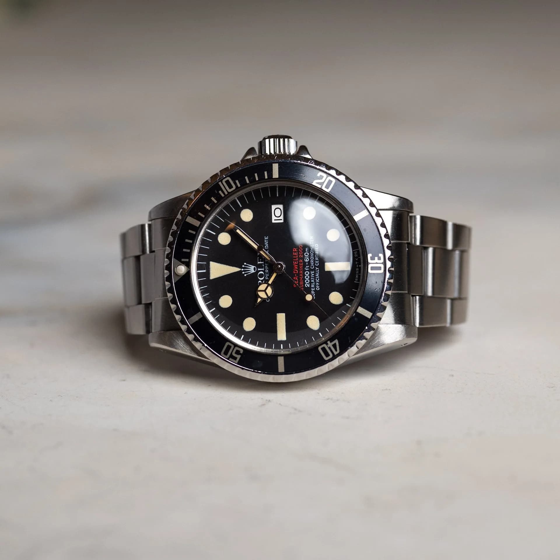 Sea-Dweller 1665  Acier "Double Rouge Mk4" – 1976