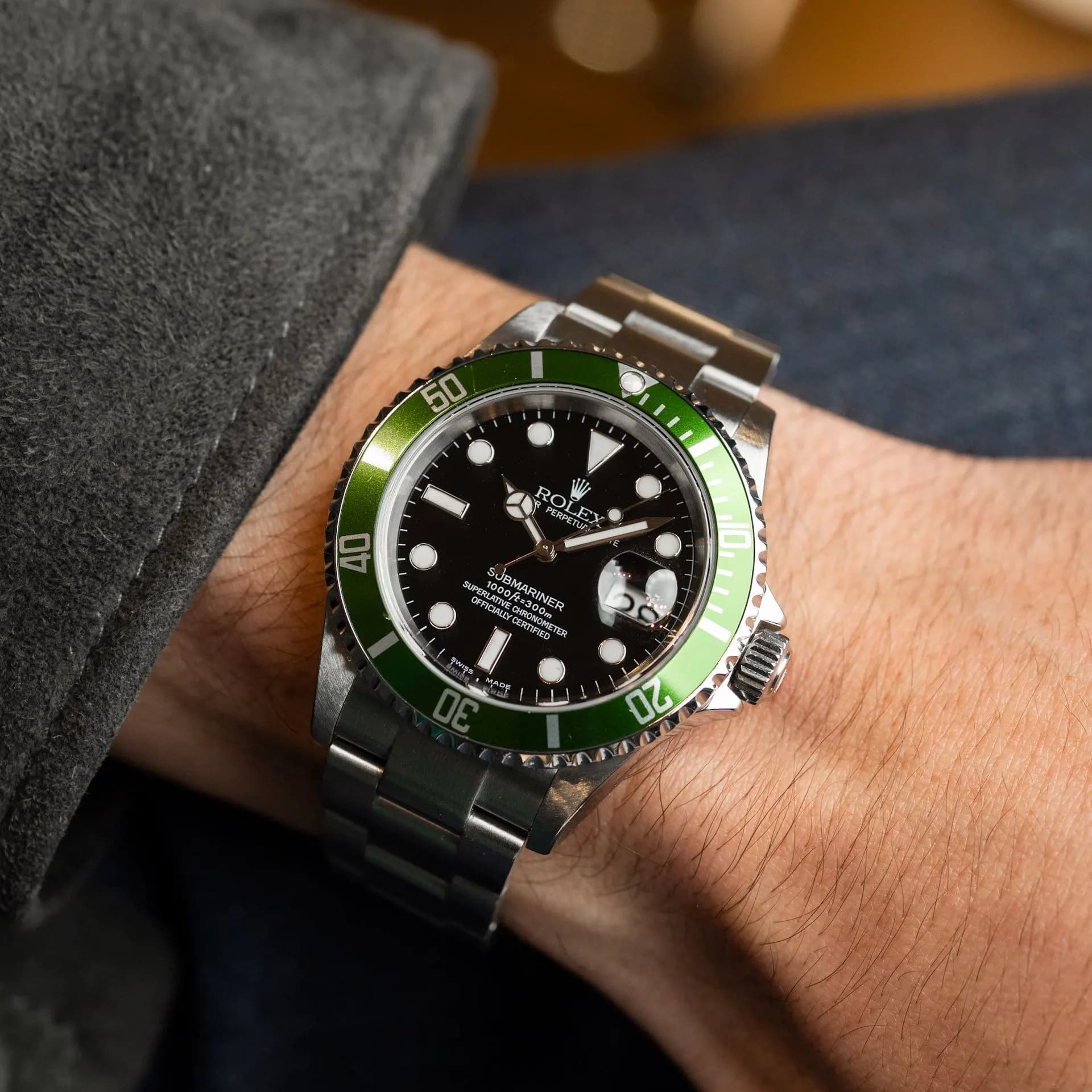 Submariner 16610LV Acier "Kermit" – 2004