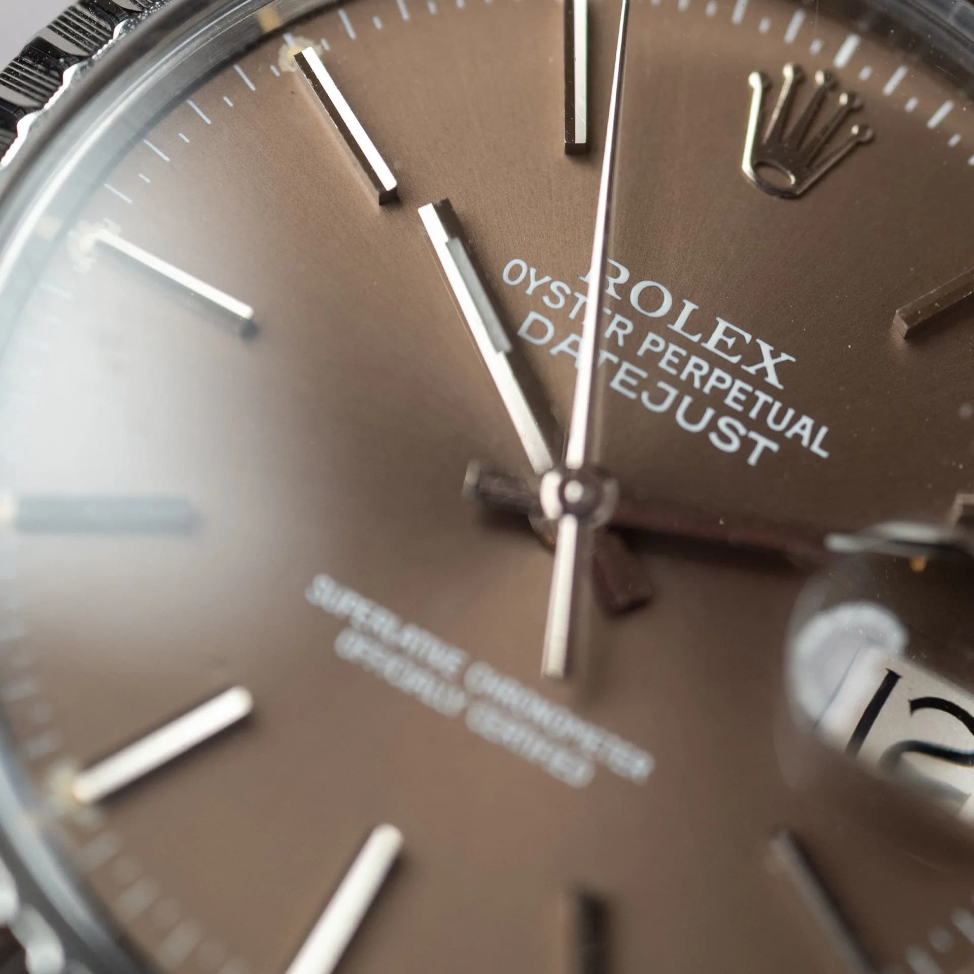 Datejust 16030 Acier "Havana Brown" – 1980