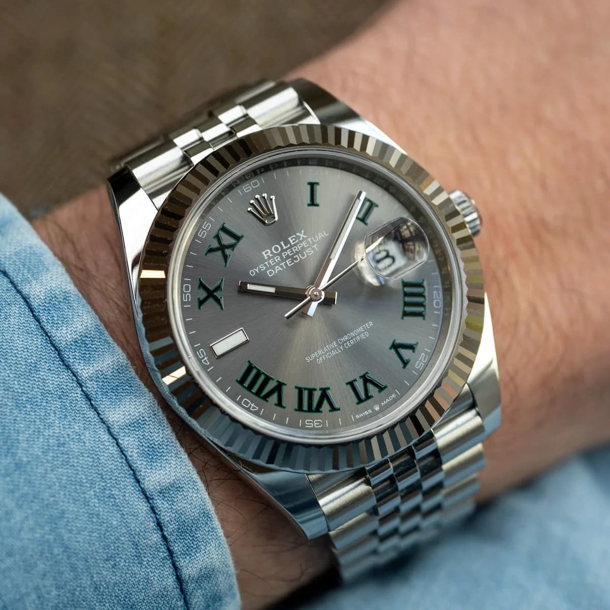 Datejust 126334 Acier "Wimbledon" – 2024