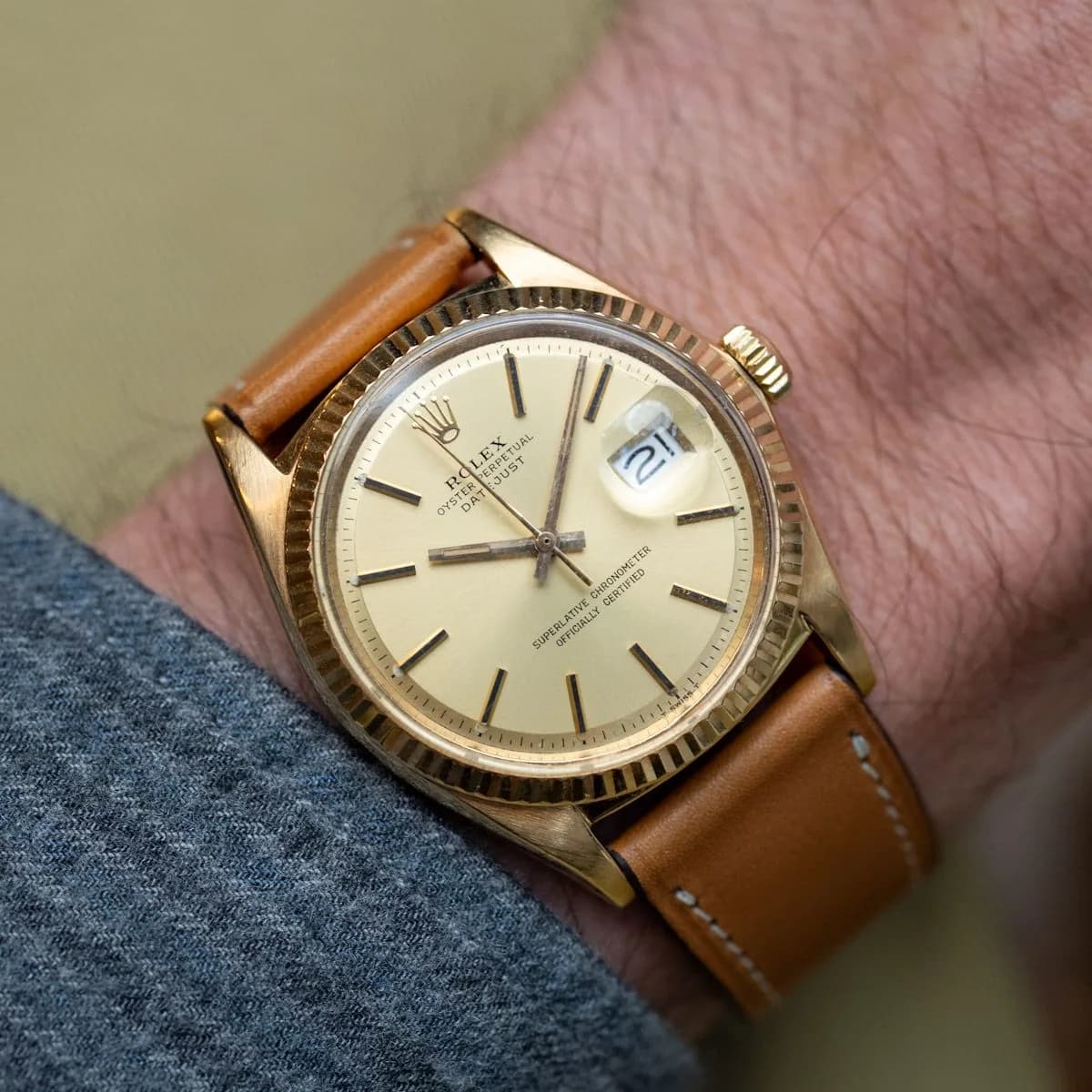 Datejust 1601/8 Or Jaune  – 1966