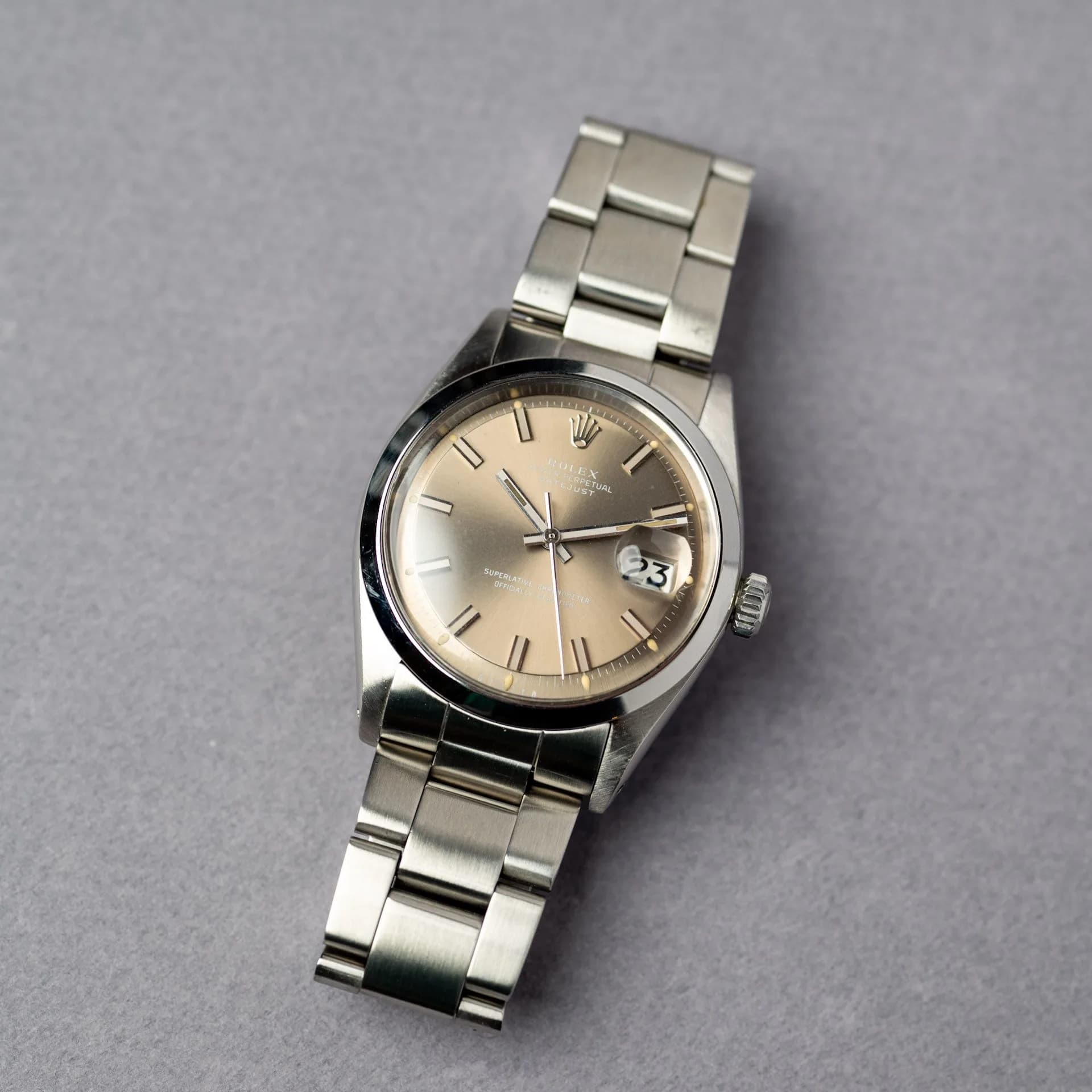 Datejust 1600 Acier "Tropical Chocolate" – 1975