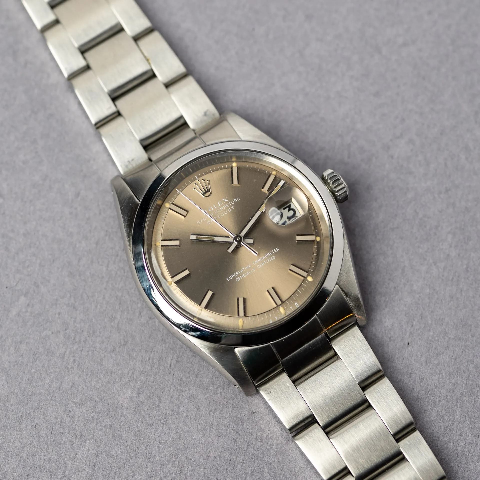 Datejust 1600 Acier "Tropical Chocolate" – 1975