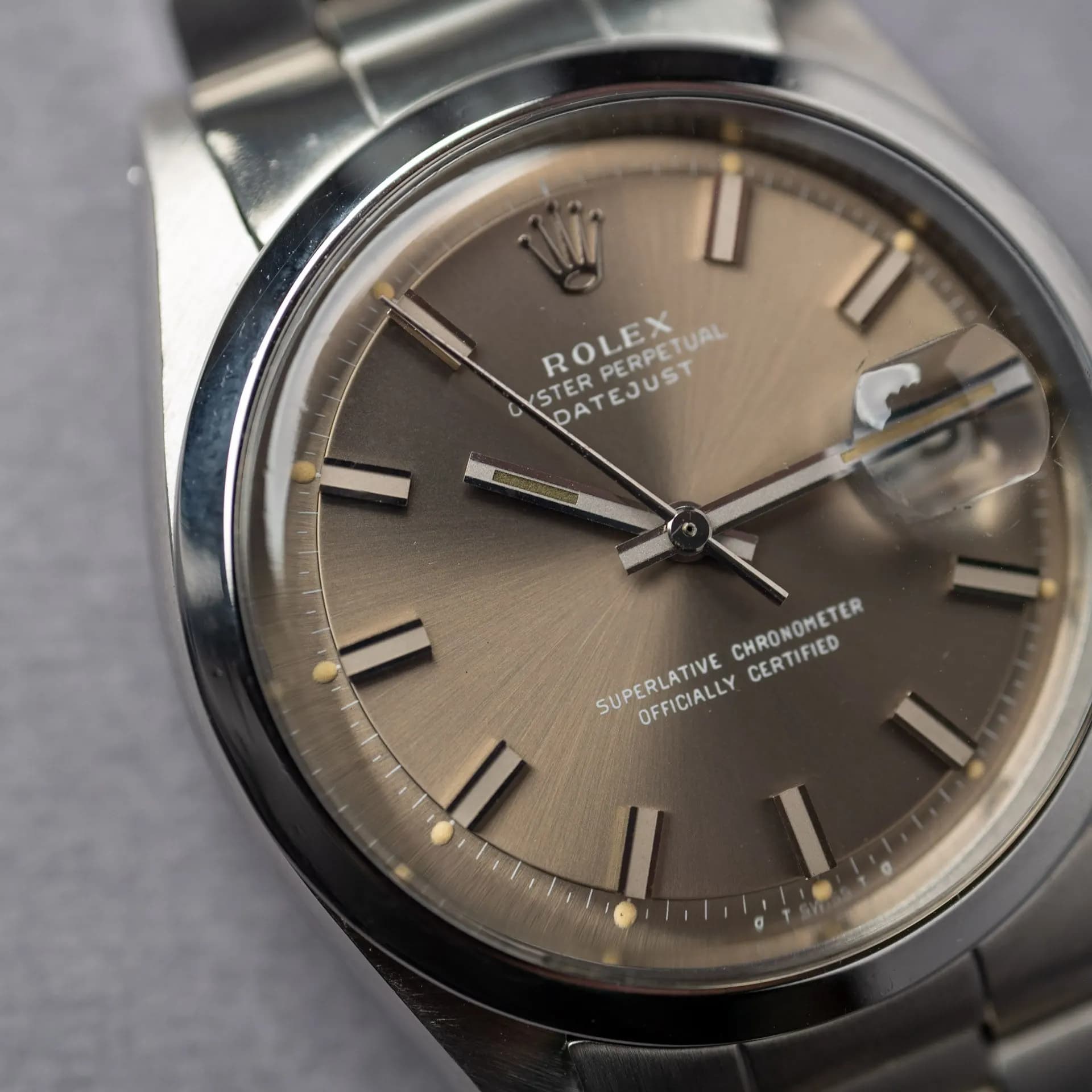 Datejust 1600 Acier "Tropical Chocolate" – 1975