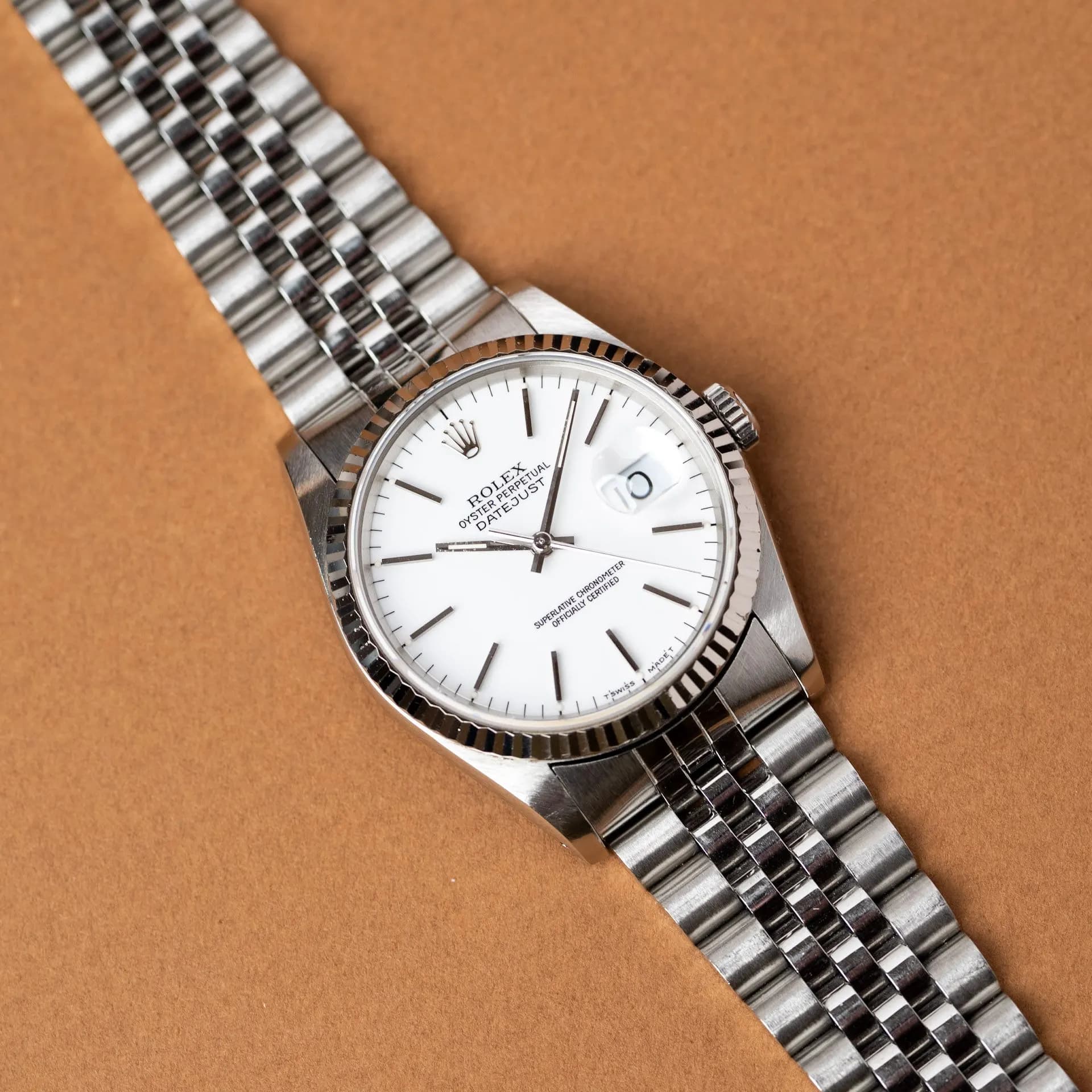 Datejust 16234 Acier "Porcelaine" – 1989