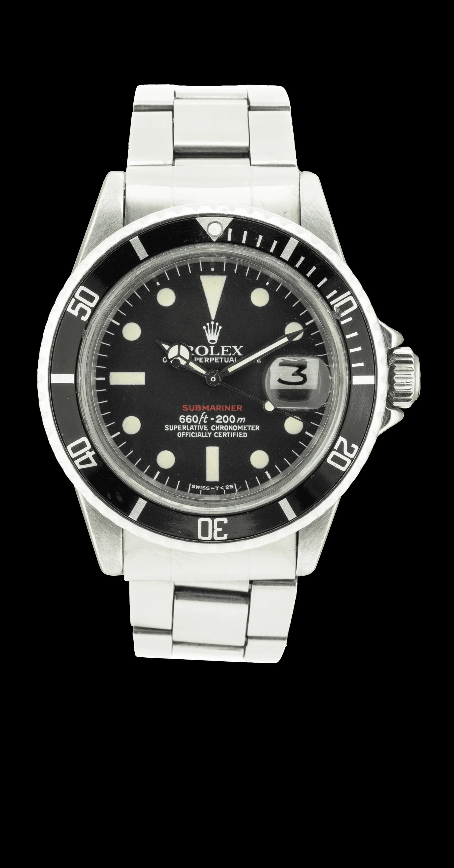 Submariner 1680 Stainless Steel "Red MK6" – 1974