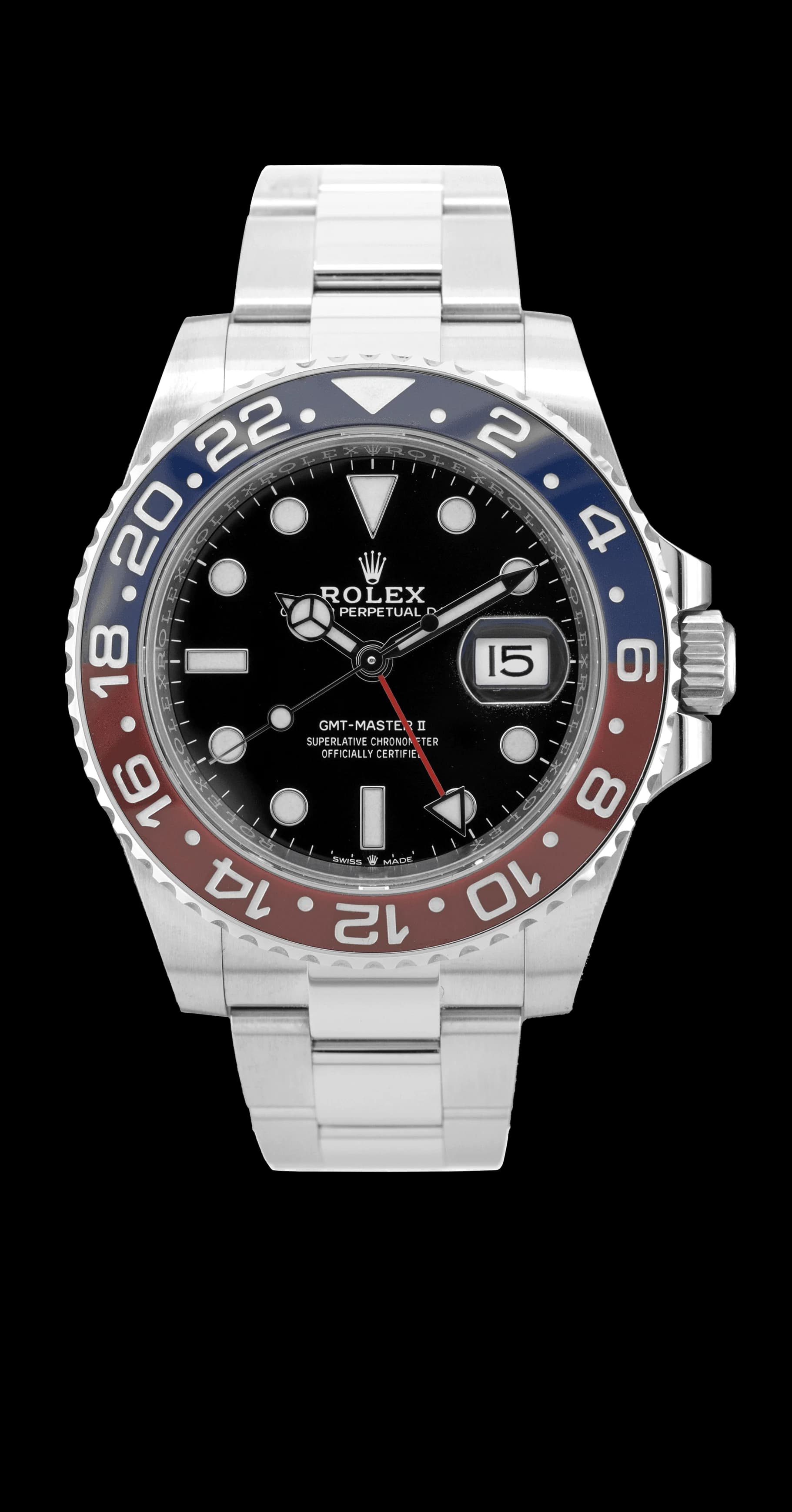 GMT Master ll 126710BLRO Acier Pepsi – 2024