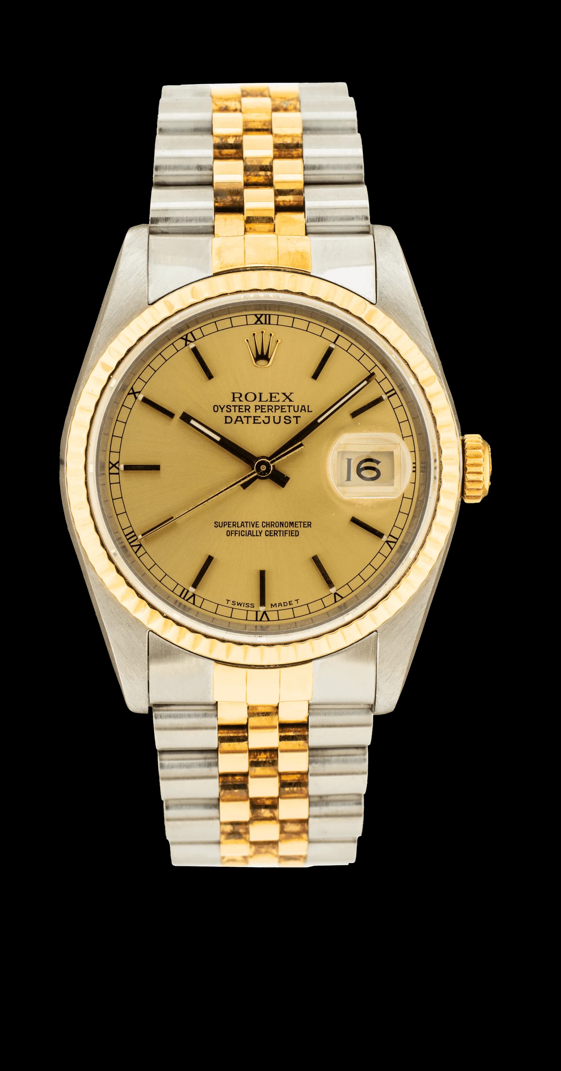 Datejust 16233 Steel and Gold  – 1989