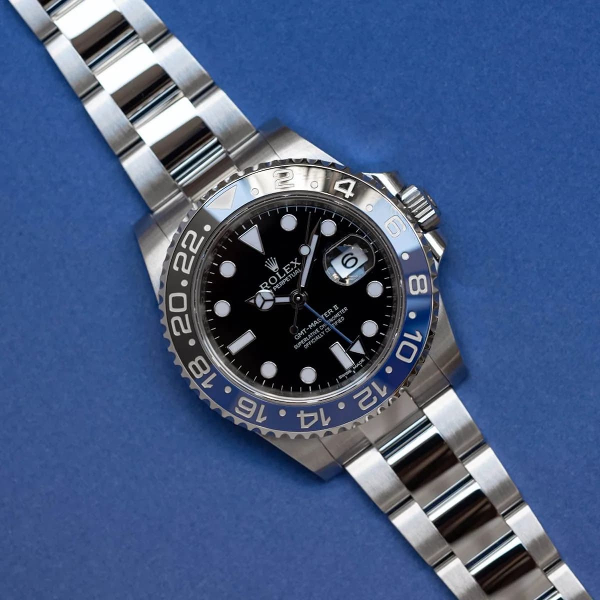 Revue technique de la Rolex GMT Master II BLNR dite "Batman" 