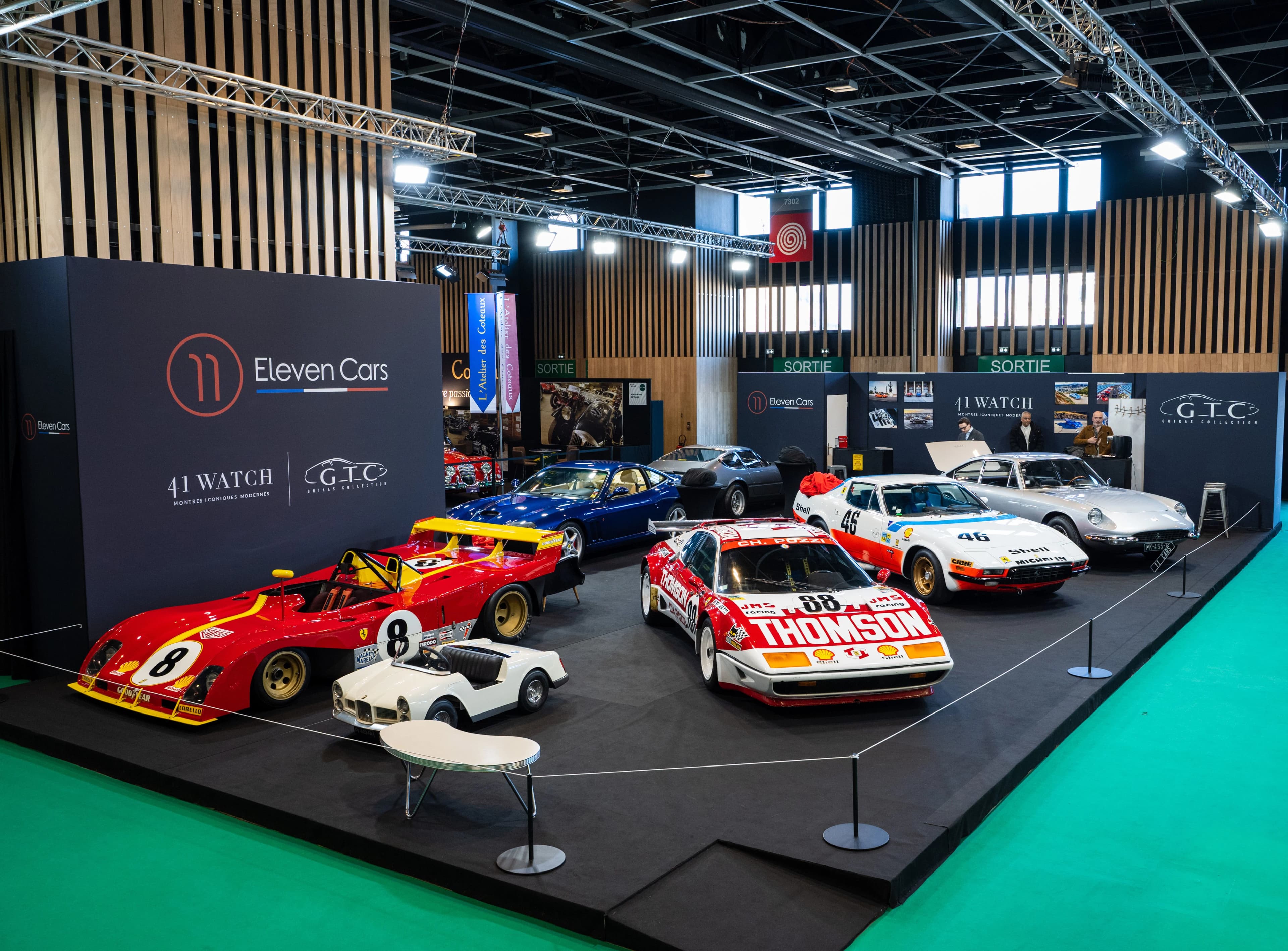 41Watch au salon Rétromobile 2022 avec Eleven Cars et Guikas GTC