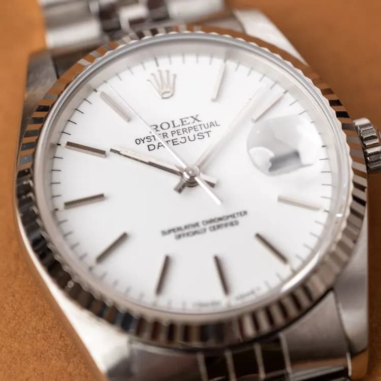 Datejust 16234 Acier "Porcelaine" – 1989