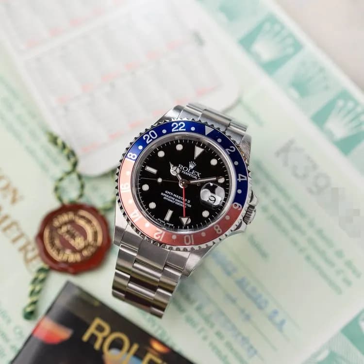 GMT Master ll 16710 Acier "Pepsi" – 2002