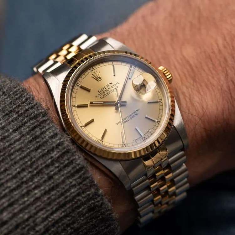 Datejust 16233 Steel and Gold  – 1989