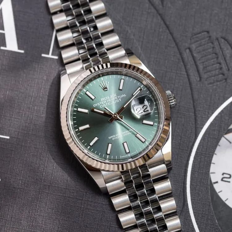 Datejust 126234 Acier "Mint Green" – 2024