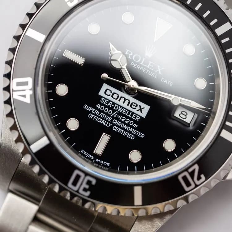 The history behind the partnership between Rolex and COMEX