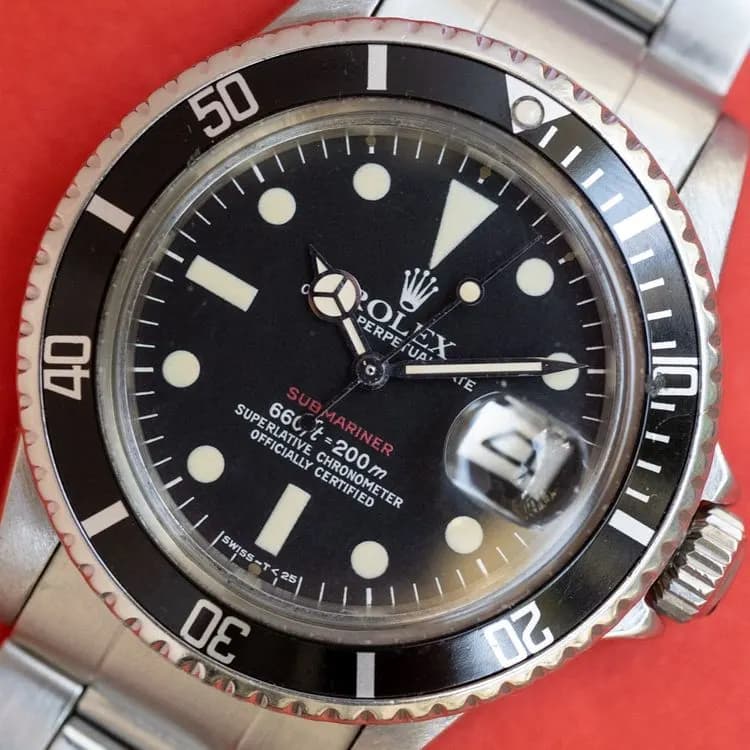 Submariner 1680 Stainless Steel "Red MK6" – 1974