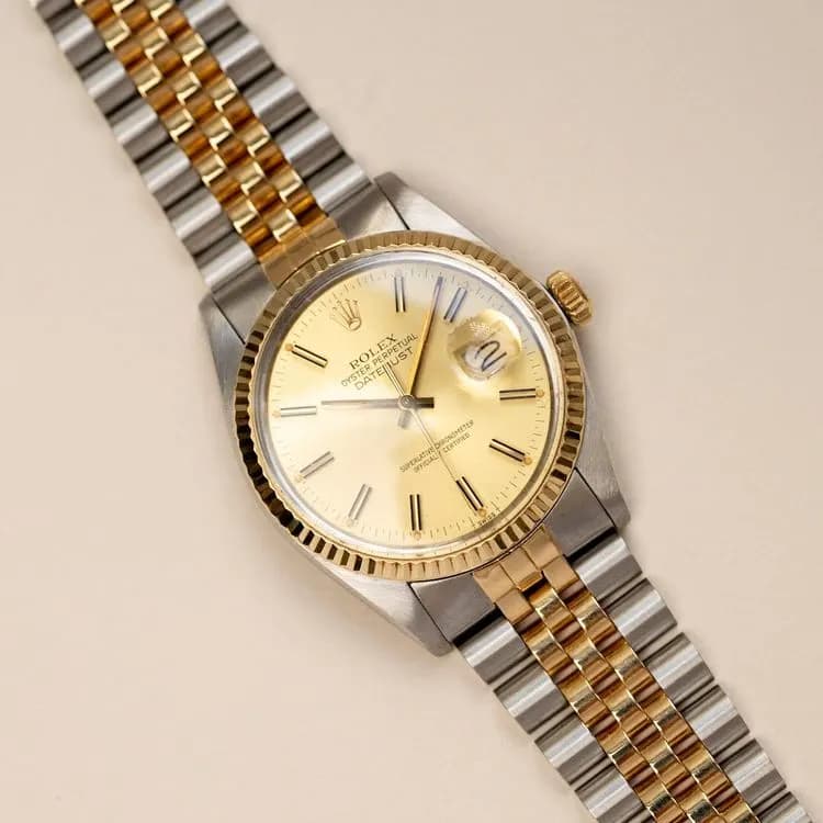 Datejust 16013 Steel and Gold  – 1982