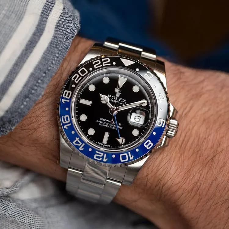 GMT-Master II 116710BLNR Acier "Batman" – 2013