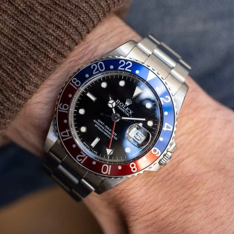 GMT Master 16750 Acier "Pepsi" – 1989