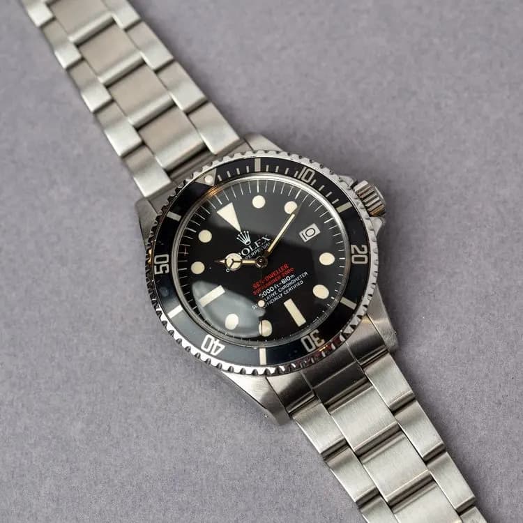 Sea-Dweller 1665  Acier "Double Red" – 1976