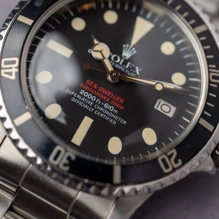 Sea-Dweller 1665  Acier "Double Red" – 1976