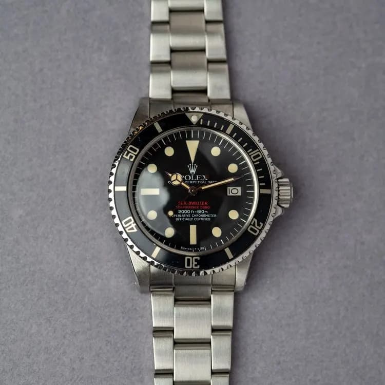 Sea-Dweller 1665  Acier "Double Red" – 1976