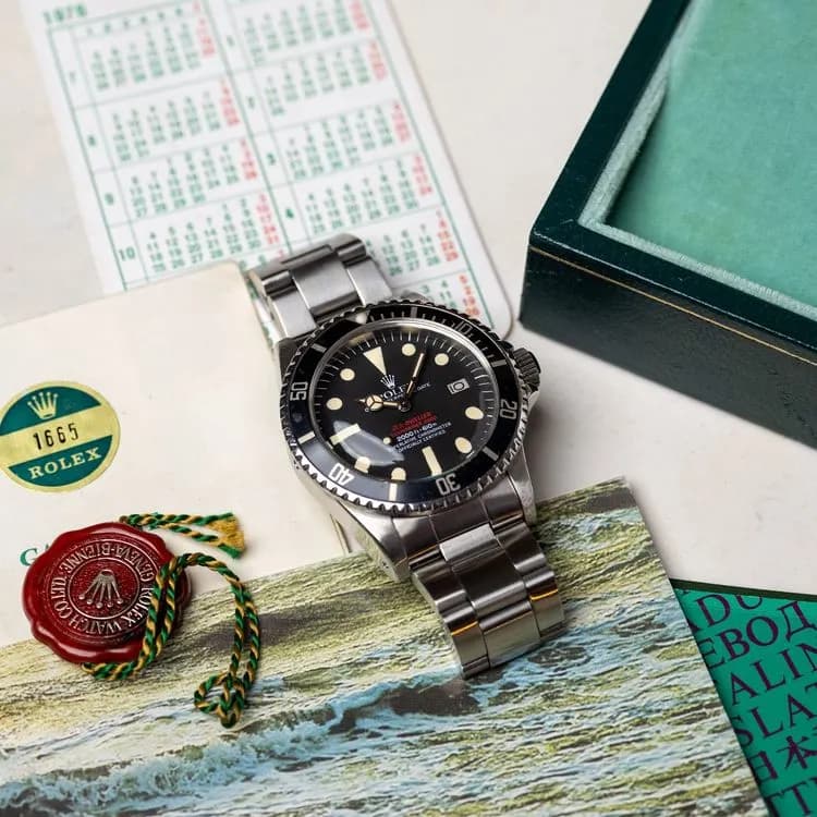 Sea-Dweller 1665  Acier "Double Red" – 1976