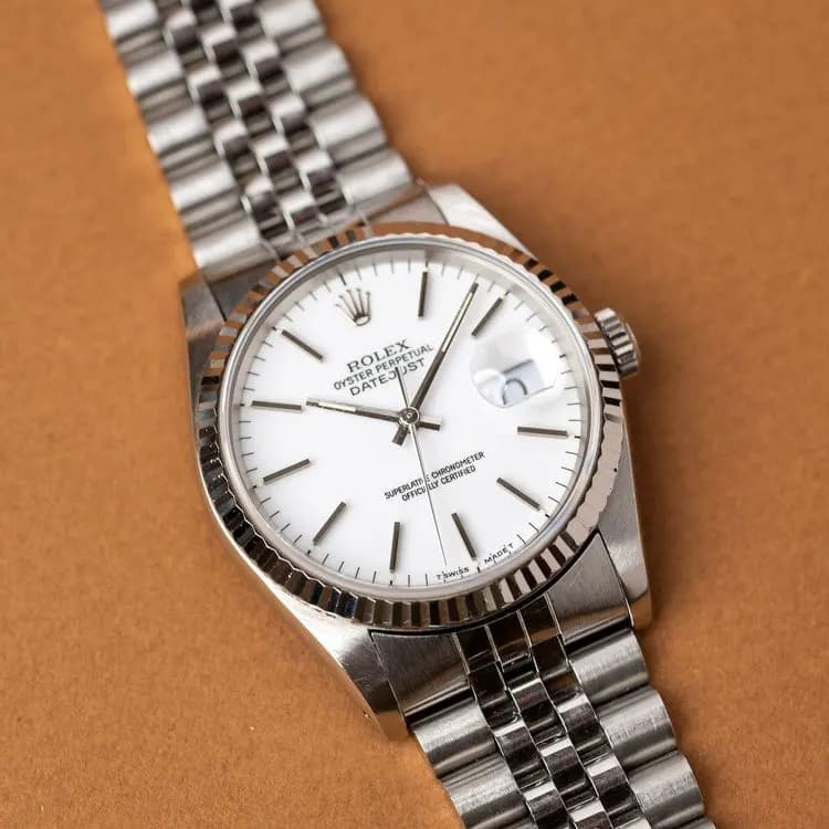 Datejust 16234 Acier "Porcelaine" – 1989